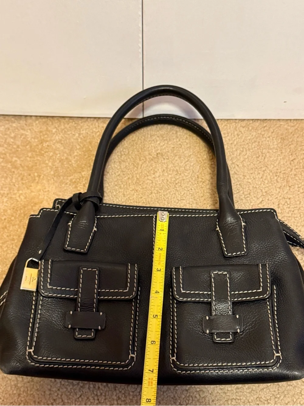 Authentic Loro Piana Made in Italy Leather Handbag - Picture 9 of 16